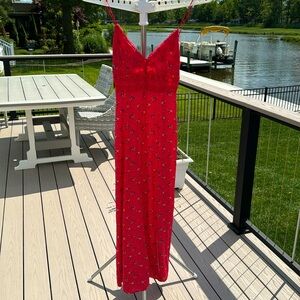 Free People Out & About Maxi Slip Dress